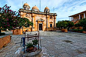 Hania, the Akrotiri peninsula. The Aya Tridha Mon Zangarlo monastery. The church of Byzantine style is dedicated to the Holy Trinity.